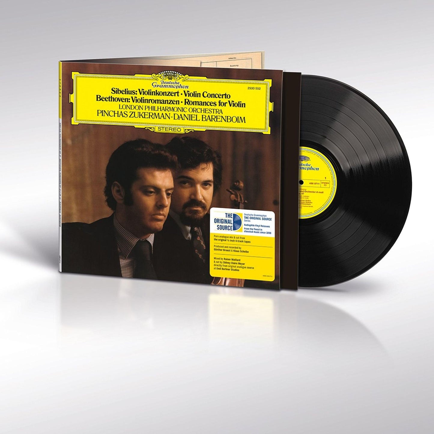 Sibelius: Violinkonzert; Beethoven: Violinromanzen [The Original Source Series]