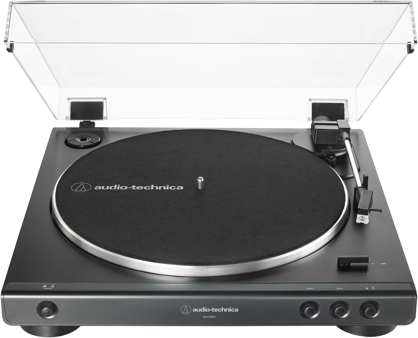 Audio-Technica - ASP-LP60X-BKBN - Fully Automatic Belt-Drive Stereo Black Turntable