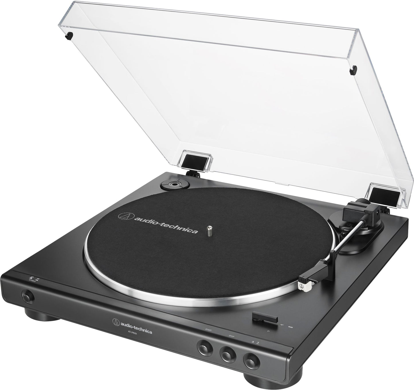 Audio-Technica - ASP-LP60X-BKBN - Fully Automatic Belt-Drive Stereo Black Turntable