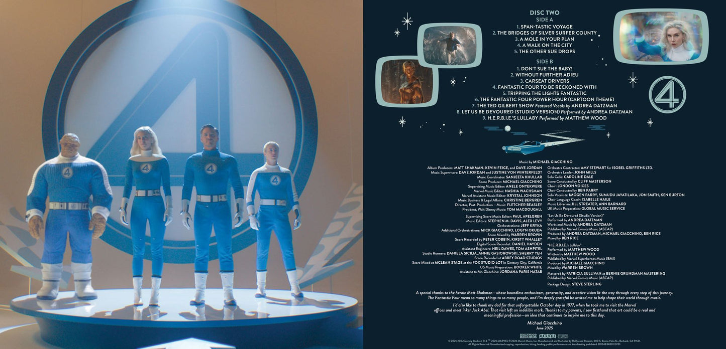 The Fantastic Four: First Steps (Original Motion Picture Soundtrack) [Blue Marble/Orange Marble 2 LP]