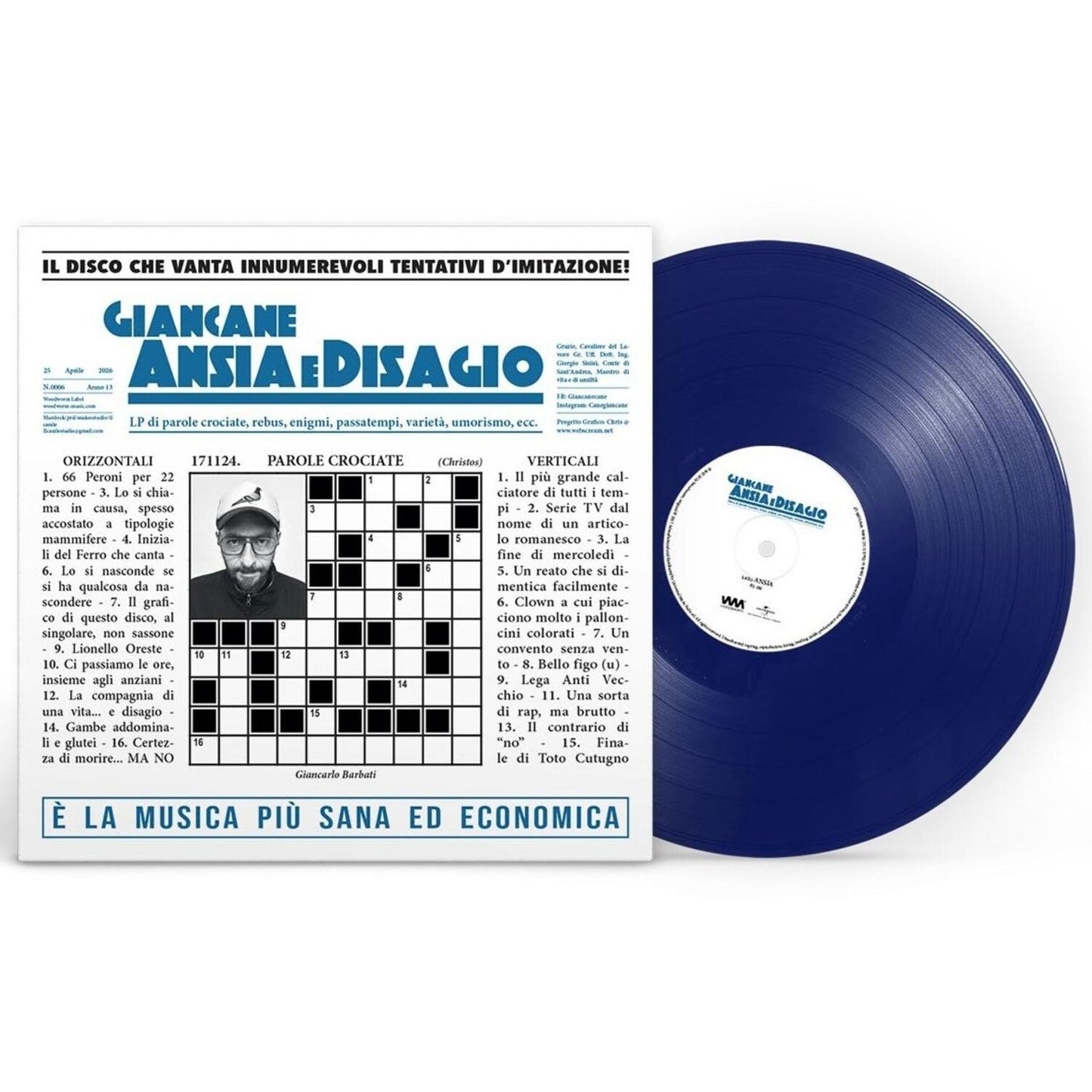 Ansia E Disagio [Blue Vinyl]