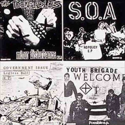 Four Old 7"s on a 12"