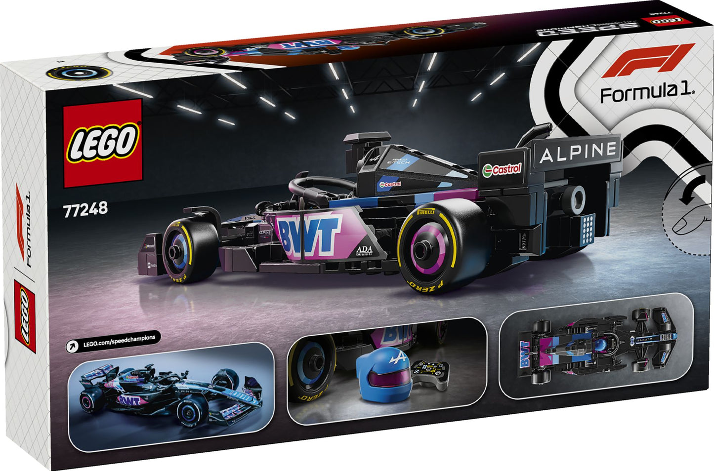 LEGO Speed Champions 77248 BWT Alpine F1® Team A524 Race Car