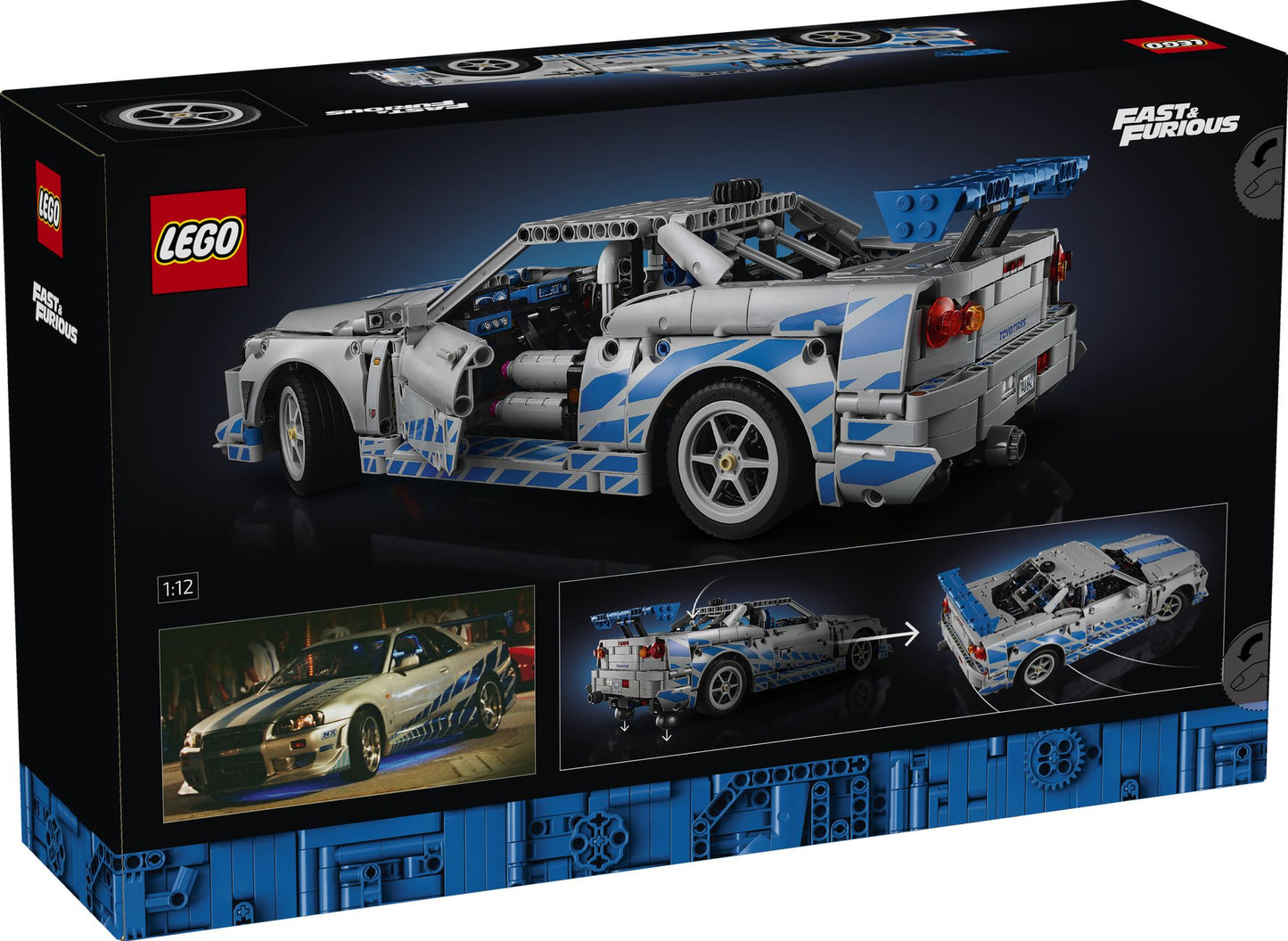 LEGO Technic 2 Fast 2 Furious Nissan Skyline GT-R (R34) Car 42210