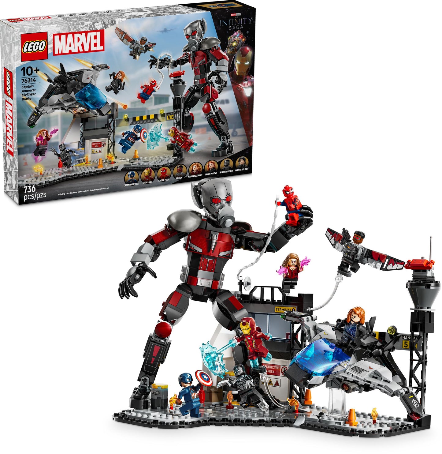 LEGO Super Heroes Marvel Captain America: Civil War Action Battle 76314