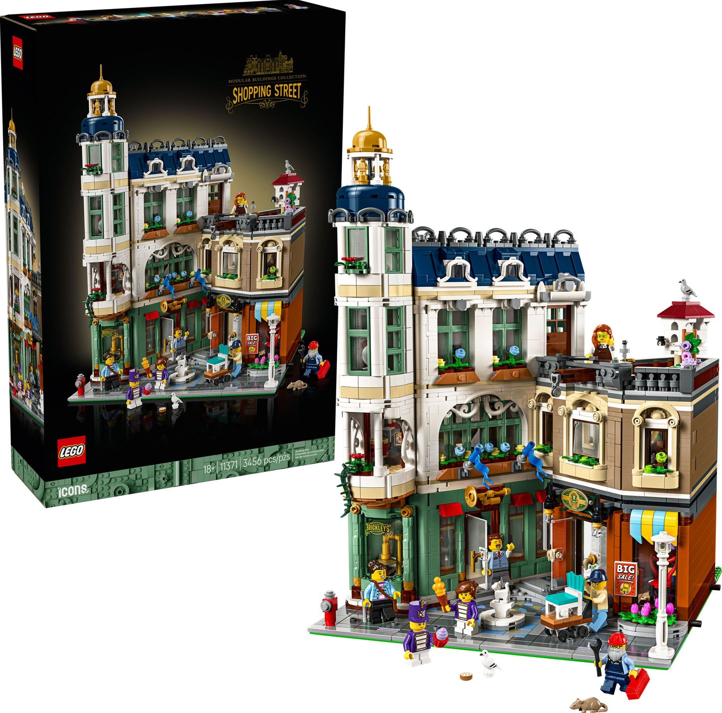 LEGO® ICONS Shopping Street 11371 (B&N Exclusive)