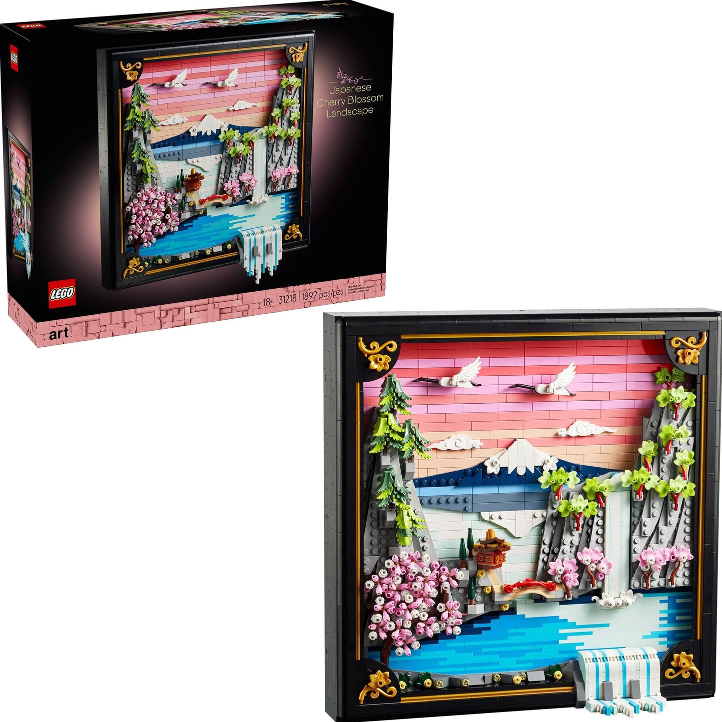 LEGO ART Japanese Cherry Blossom Landscape 31218
