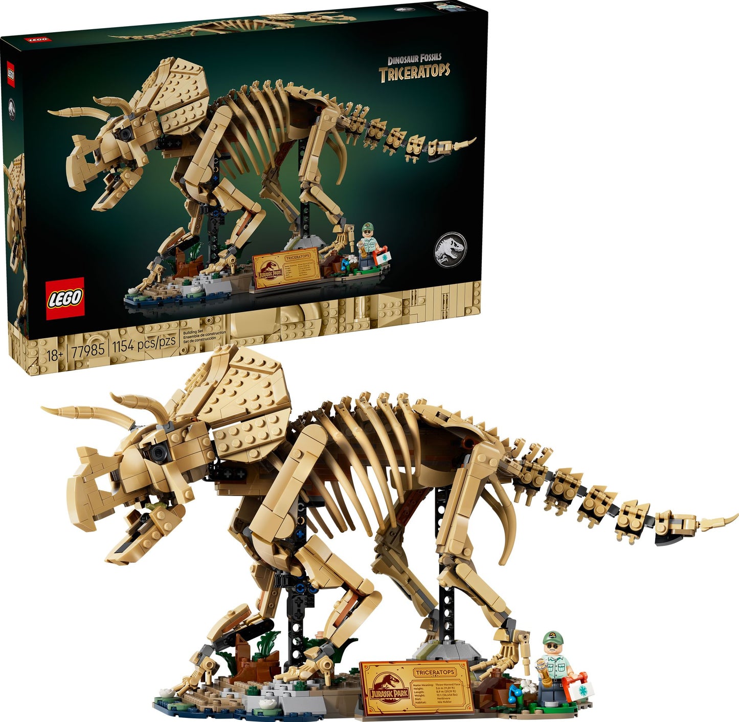 LEGO Jurassic World Dinosaur Fossils: Triceratops 77985