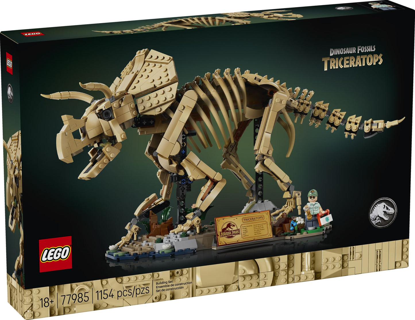 LEGO Jurassic World Dinosaur Fossils: Triceratops 77985