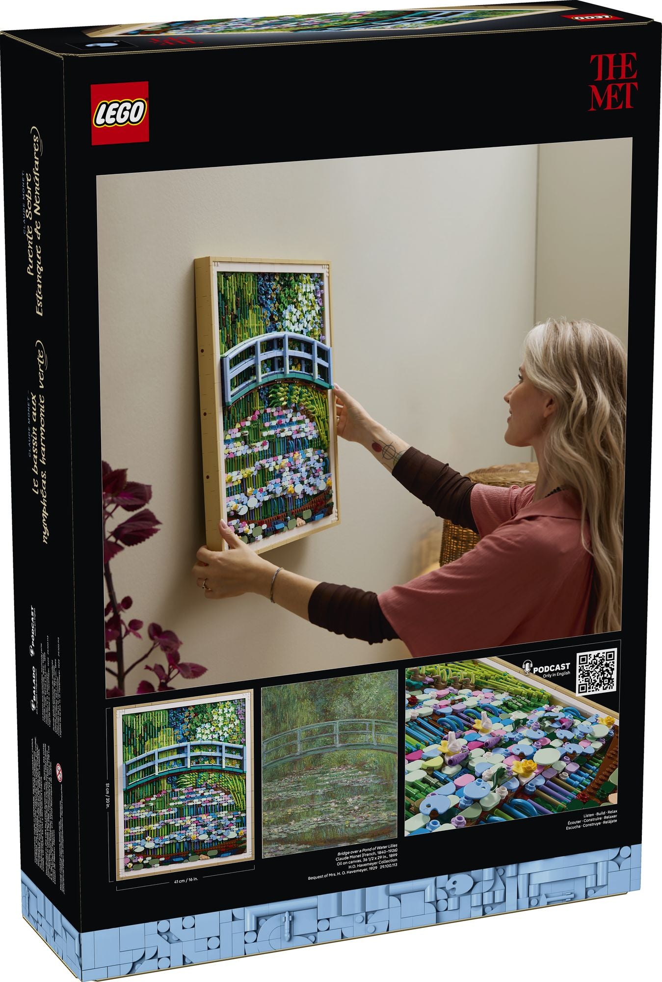 LEGO® ART Claude Monet - Bridge over a Pond of Water Lilies 31220