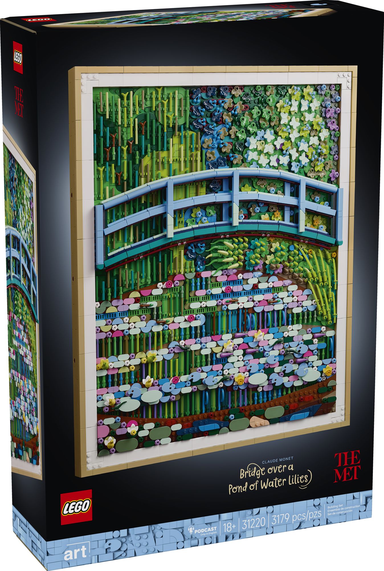 LEGO® ART Claude Monet - Bridge over a Pond of Water Lilies 31220