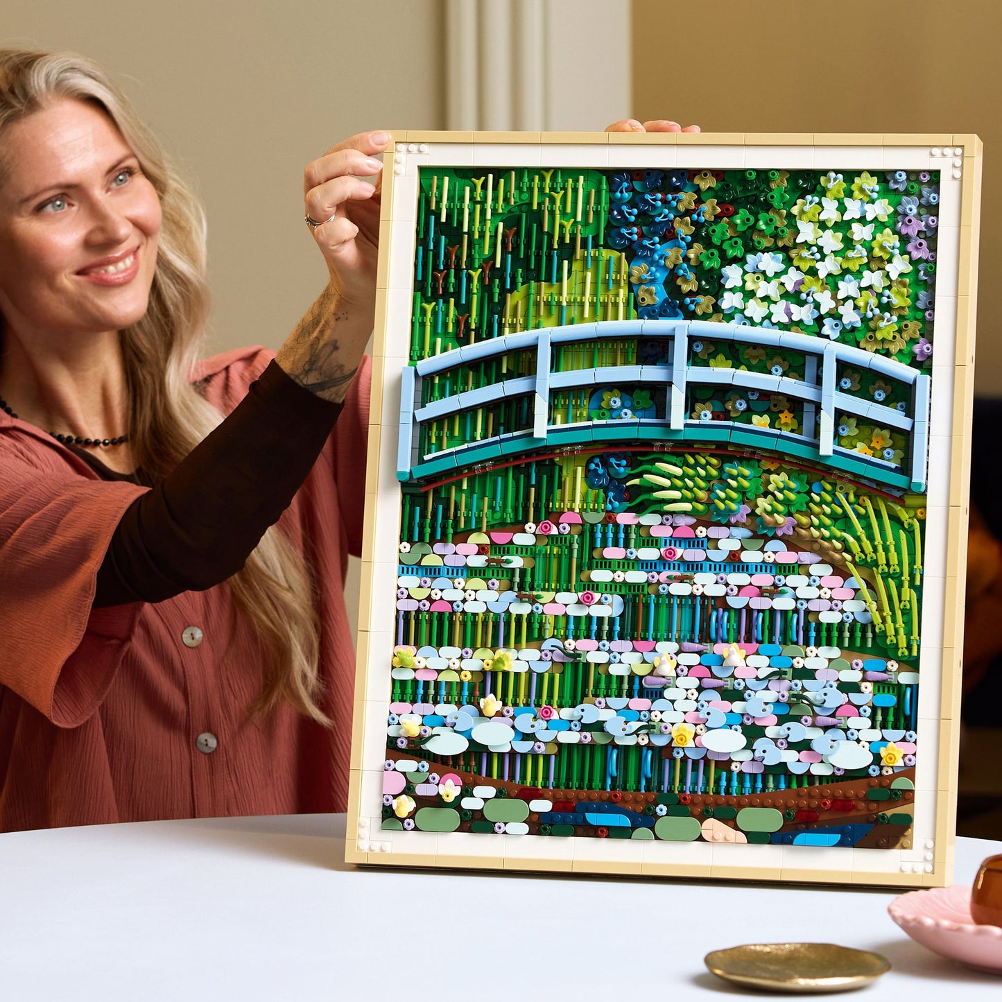 LEGO® ART Claude Monet - Bridge over a Pond of Water Lilies 31220