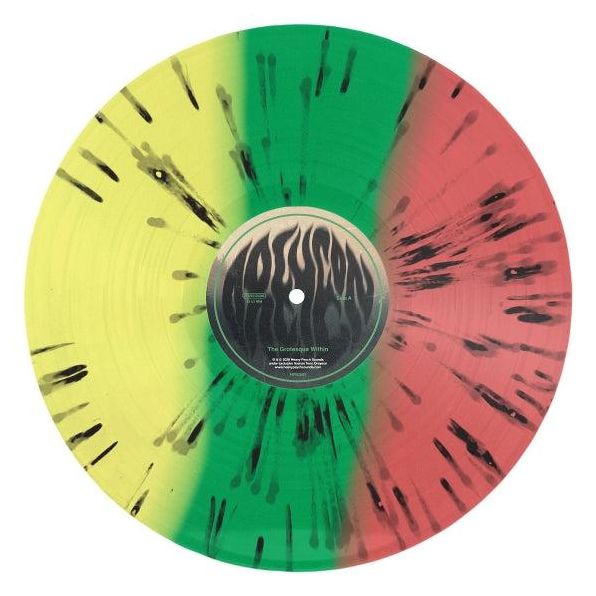 The The Grotesque Within [Striped Yellow/Green/Red Black Splatter Vinyl]