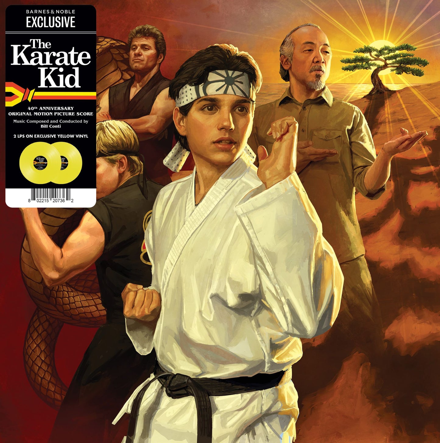 The Karate Kid [40th Anniversary Original Motion Picture Score] [Opaque Yellow Vinyl] [B&N Exclusive]