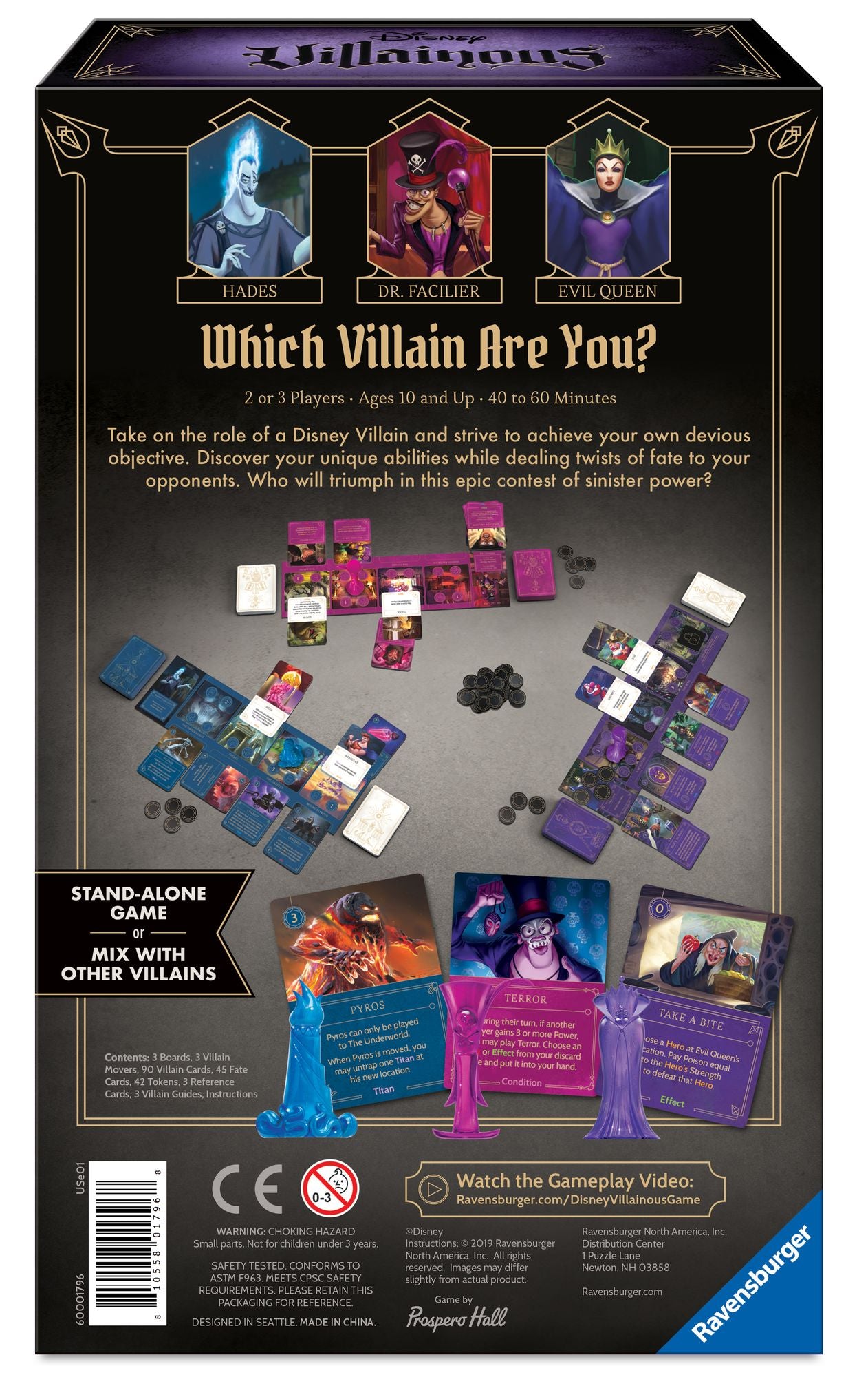 Disney Villainous-Wicked to the Core Game by Aaron Donogh, Prospero Hall, and Brian Kirk