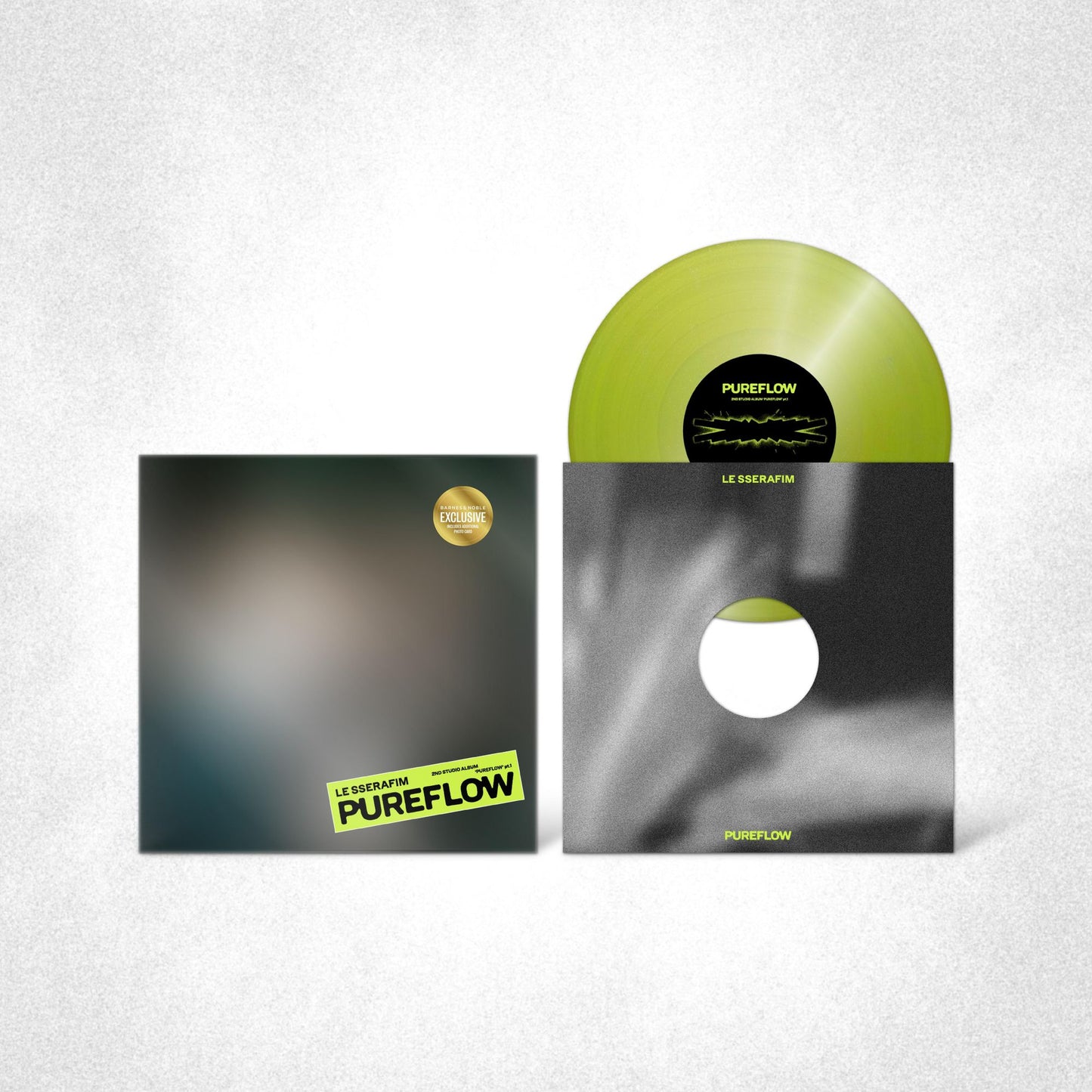 2nd Studio Album `PUREFLOW' pt.1 Vinyl [Electric Yellow Glitter Ver.] [Barnes & Noble Exclusive]