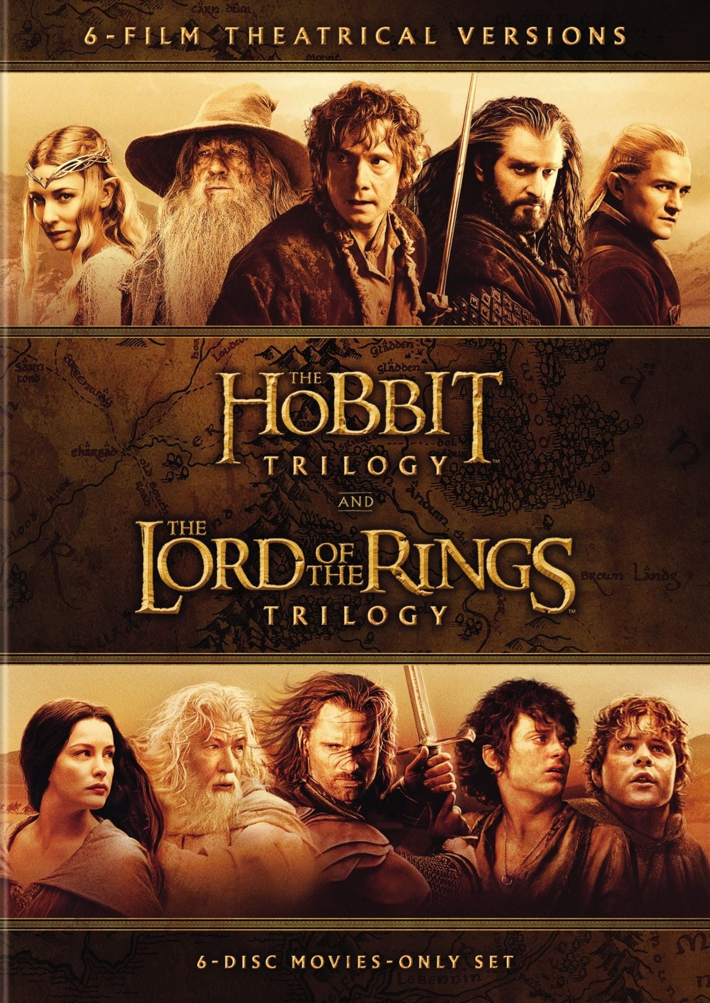 Middle-Earth Theatrical Collection: 6-Film Theatrical Versions [6 Discs]