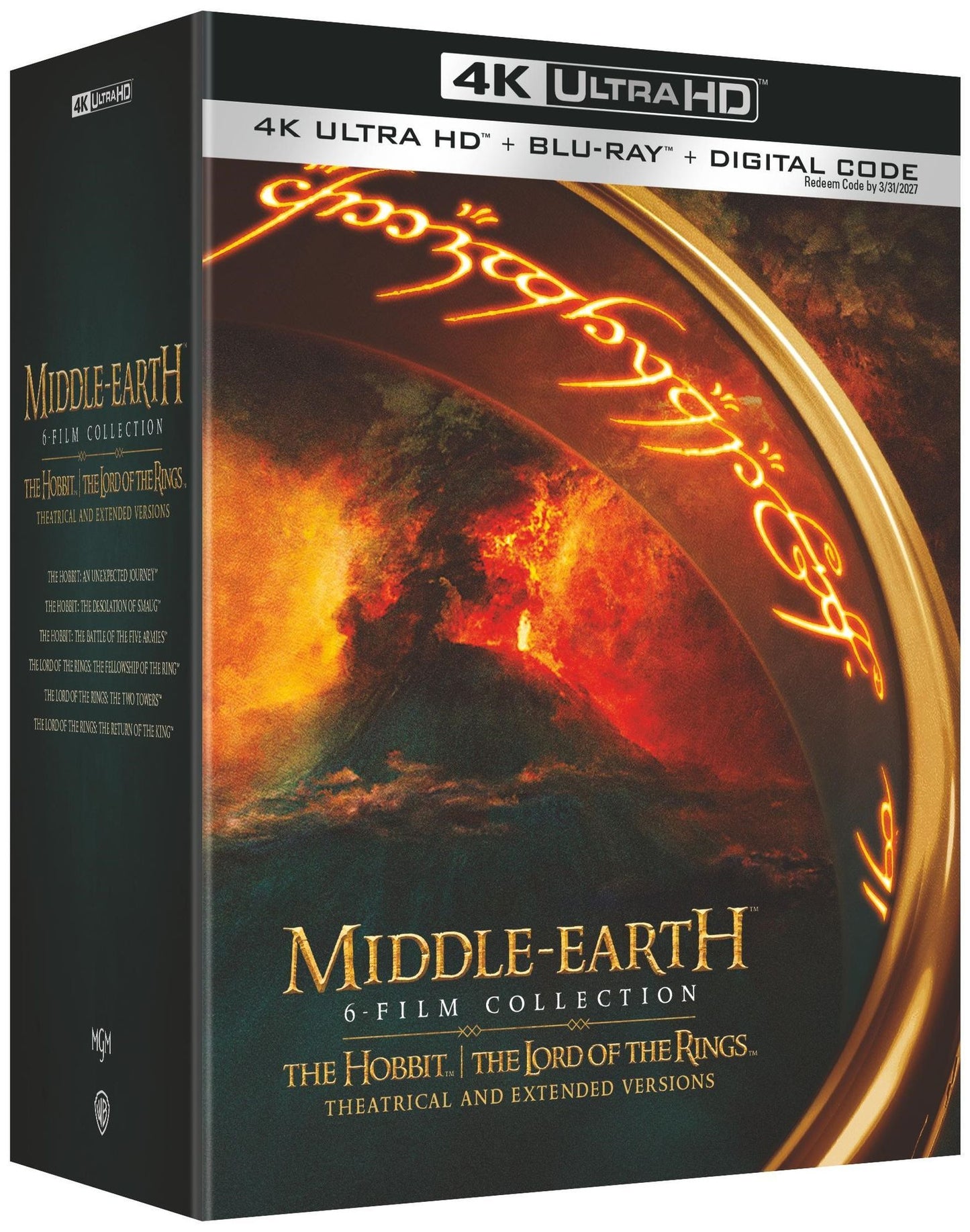 Middle-Earth 6-Film Collection [4K Ultra HD Blu-ray]