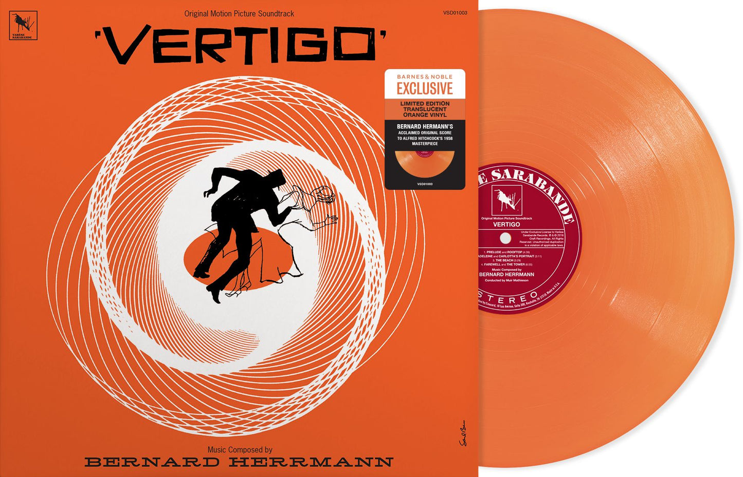 Vertigo [Original Motion Picture Soundtrack] [Translucent Orange Vinyl] [Barnes & Noble Exclusive]