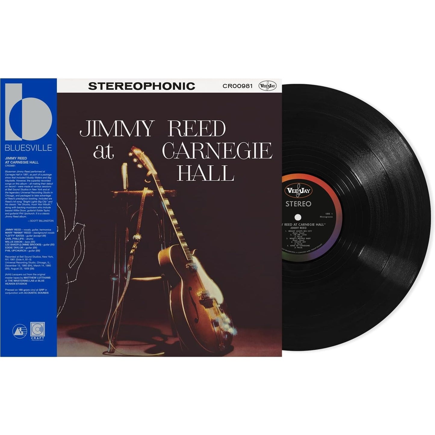 Jimmy Reed at Carnegie Hall [Bluesville Acoustic Sounds Series] [180g LP]
