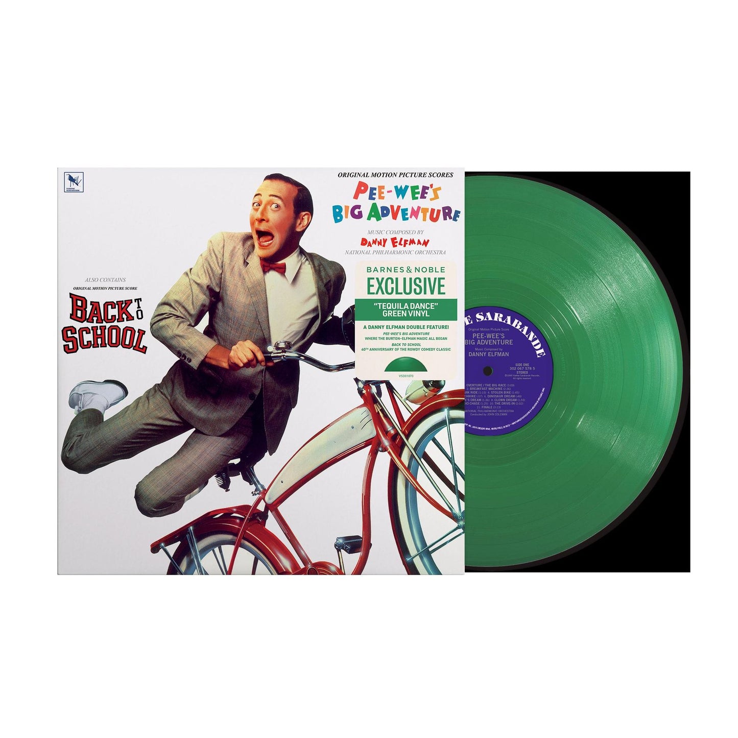 Pee-Wee's Big Adventures/Back to School [Original Motion Picture Soundtracks] ["Tequila Dance" Green Vinyl] [Barnes & Noble Exclusive]