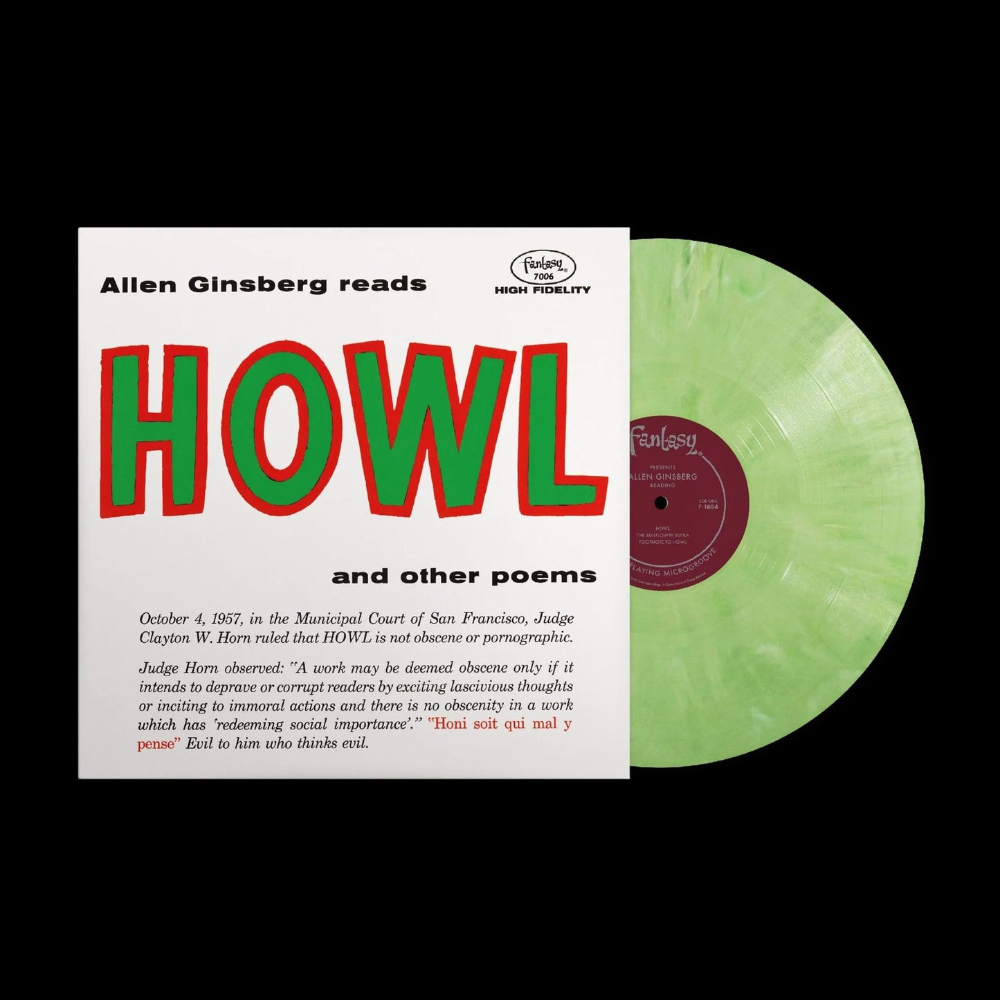 Howl and Other Poems [Green Blend Eco-Mix LP]