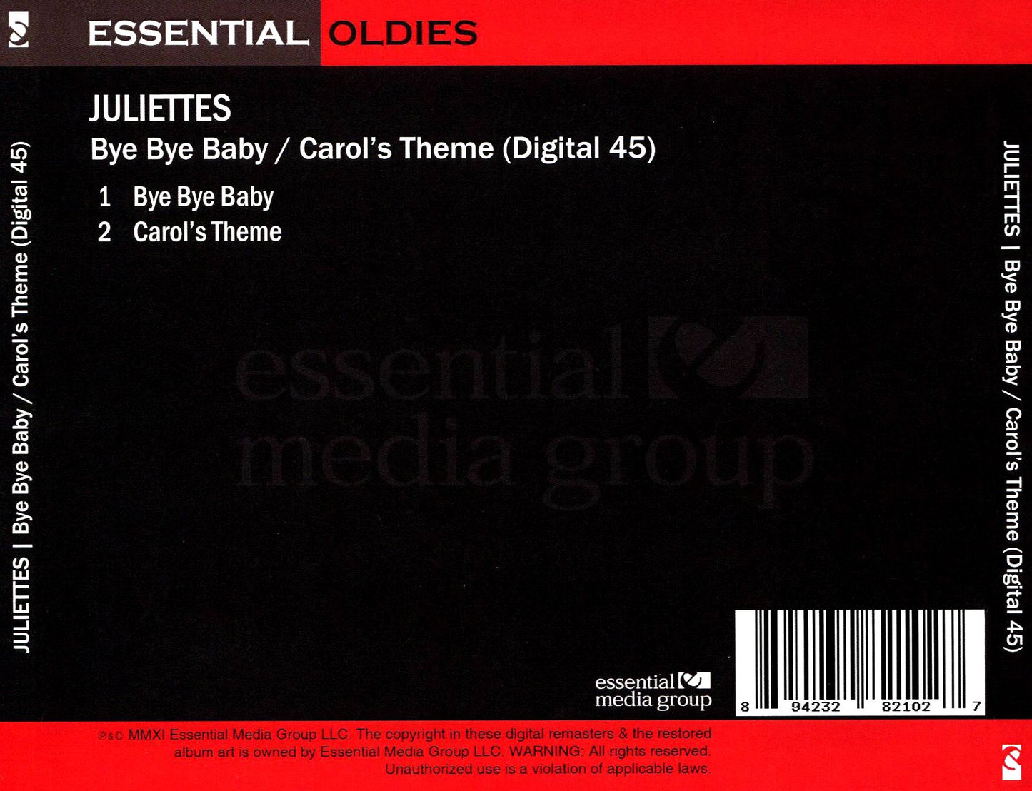 Bye Bye Baby/Carol's Theme