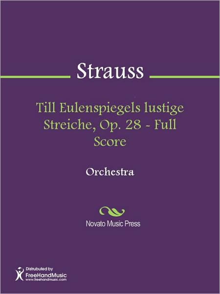 Till Eulenspiegels lustige Streiche, Op. 28 - Full Score