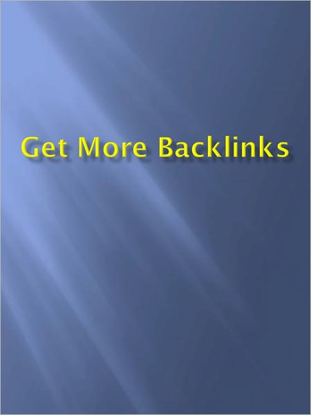Get More Backlinks