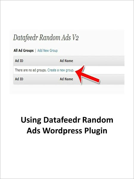 Using Datafeedr Random Ads Wordpress Plugin AAA+++