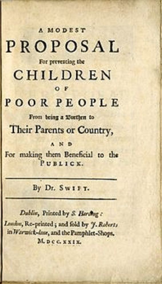 A Modest Proposal