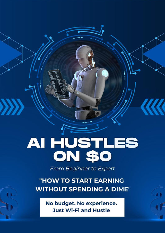 "AI Hustles on $0: How to Start Earning Without Spending a Dime."