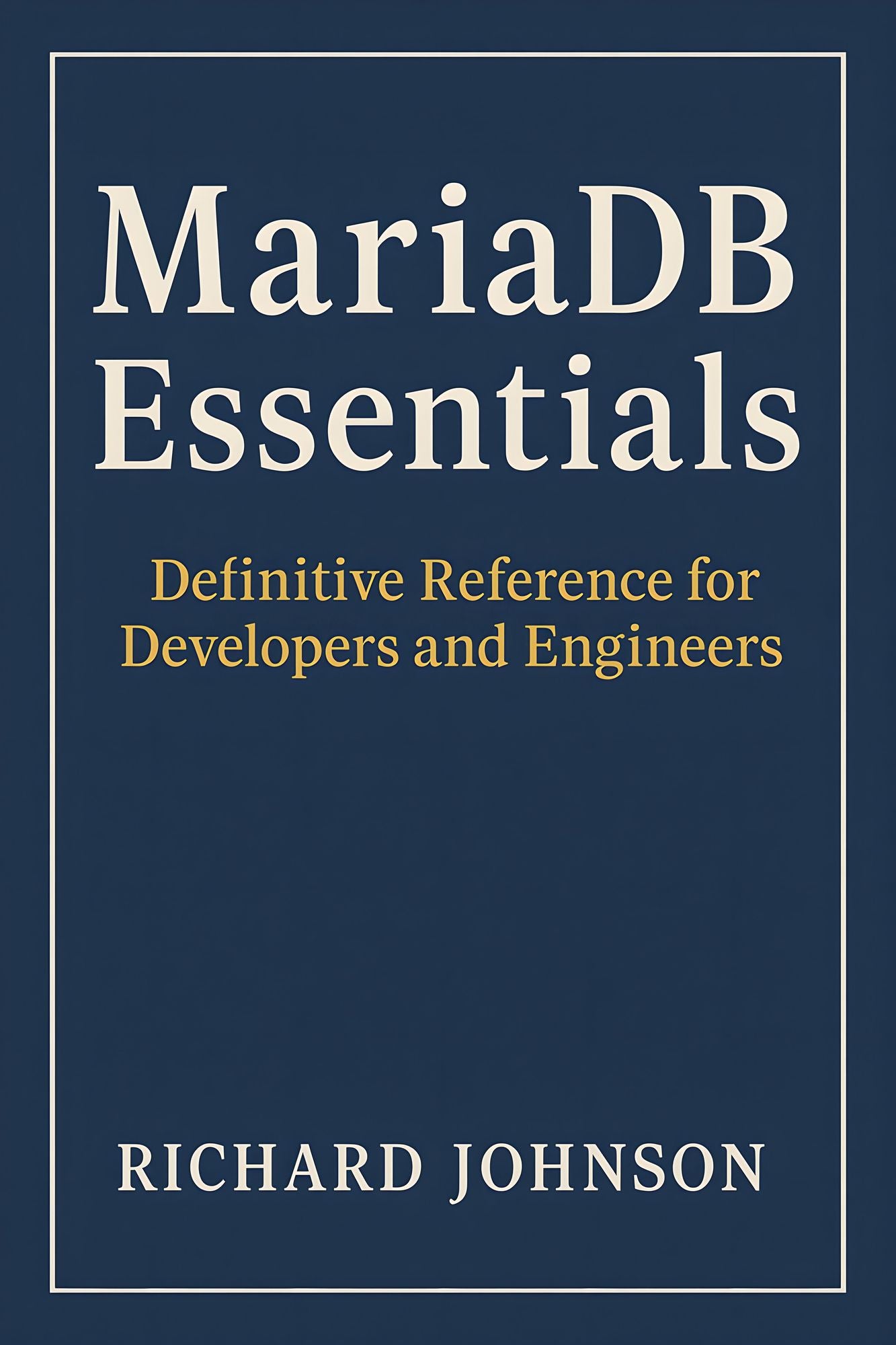 MariaDB Essentials: Definitive Reference for Developers and Engineers