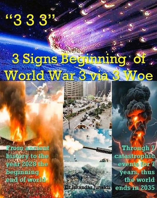 "333" 3 Signs Beginning of World War 3 via 3 Woe