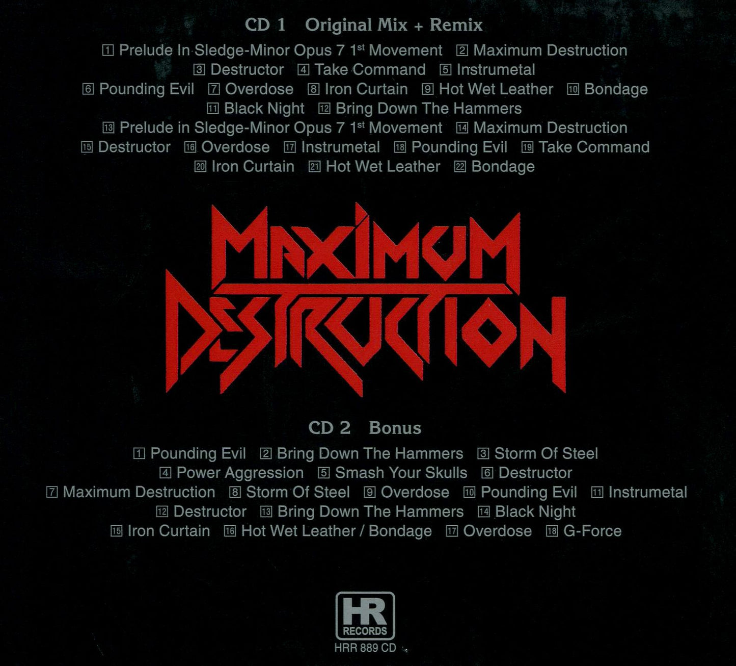 Maximum Destruction
