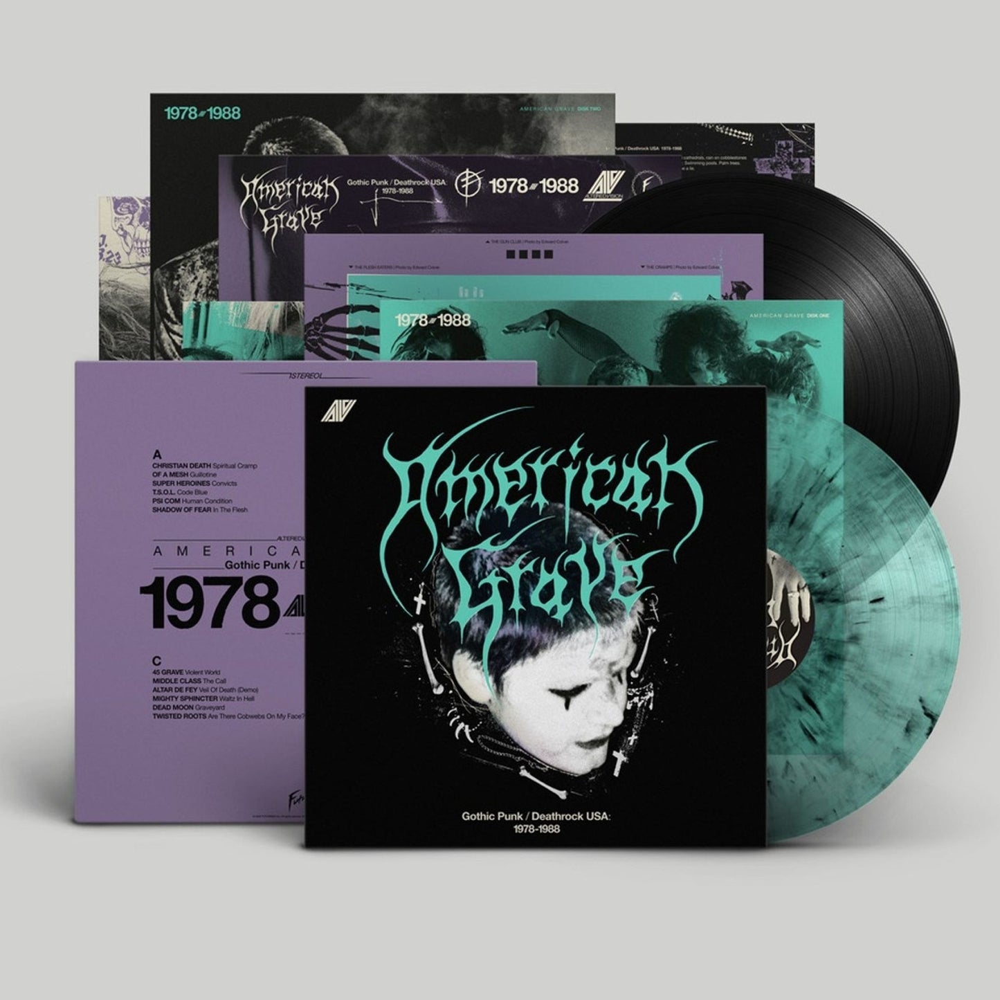 American Grave [Gothic Punk/Deathrock USA: 1978-1988] ['Splintered Tomb' Colored Vinyl]