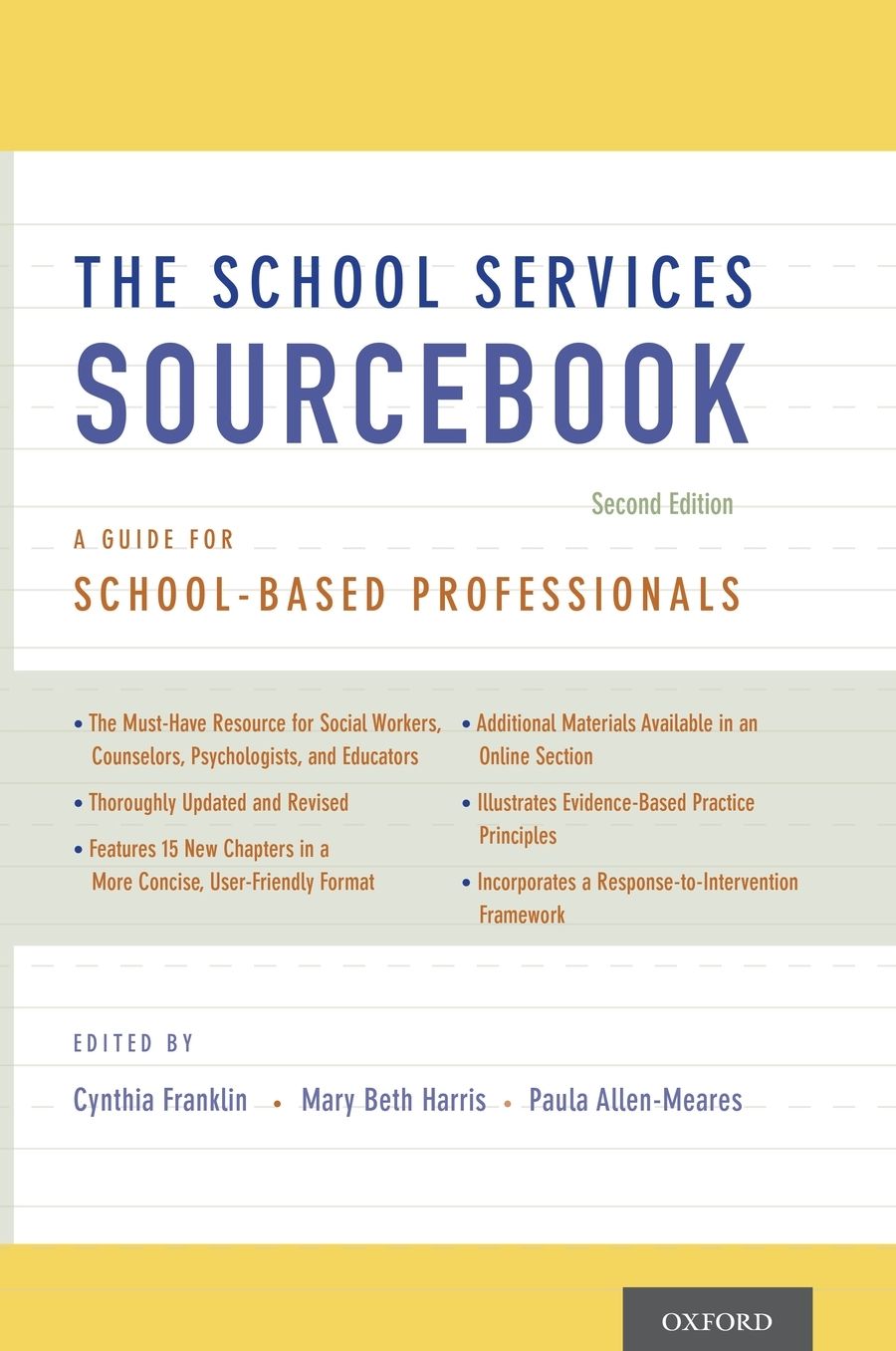 The School Services Sourcebook, Second Edition: A Guide for School-Based Professionals