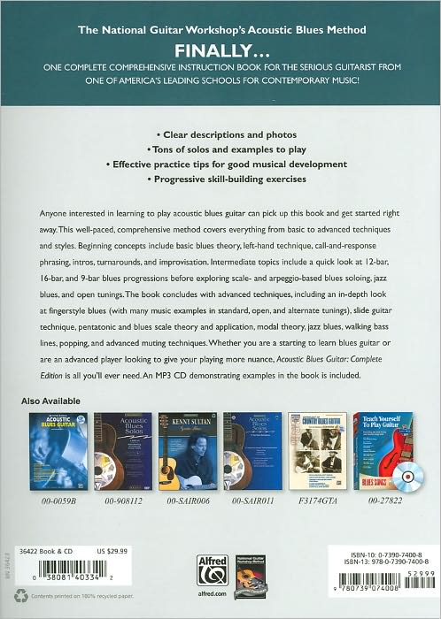 Complete Acoustic Blues Guitar Method Complete Edition: Book & Online Audio