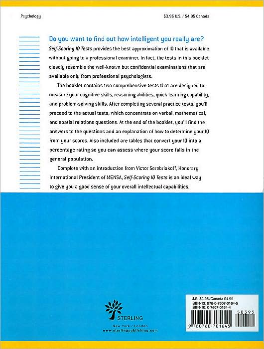 Self-Scoring IQ Tests