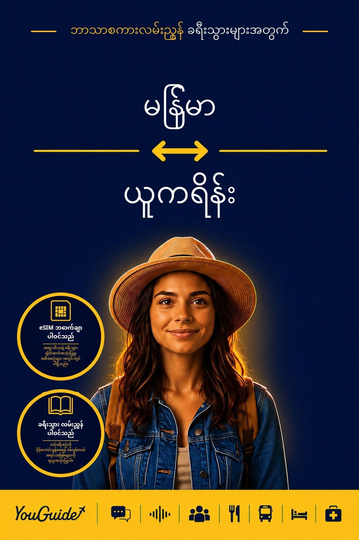 The Language Guide for Travelers - Burmese to Ukrainian