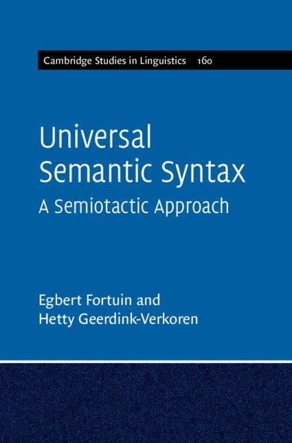 Universal Semantic Syntax: A Semiotactic Approach