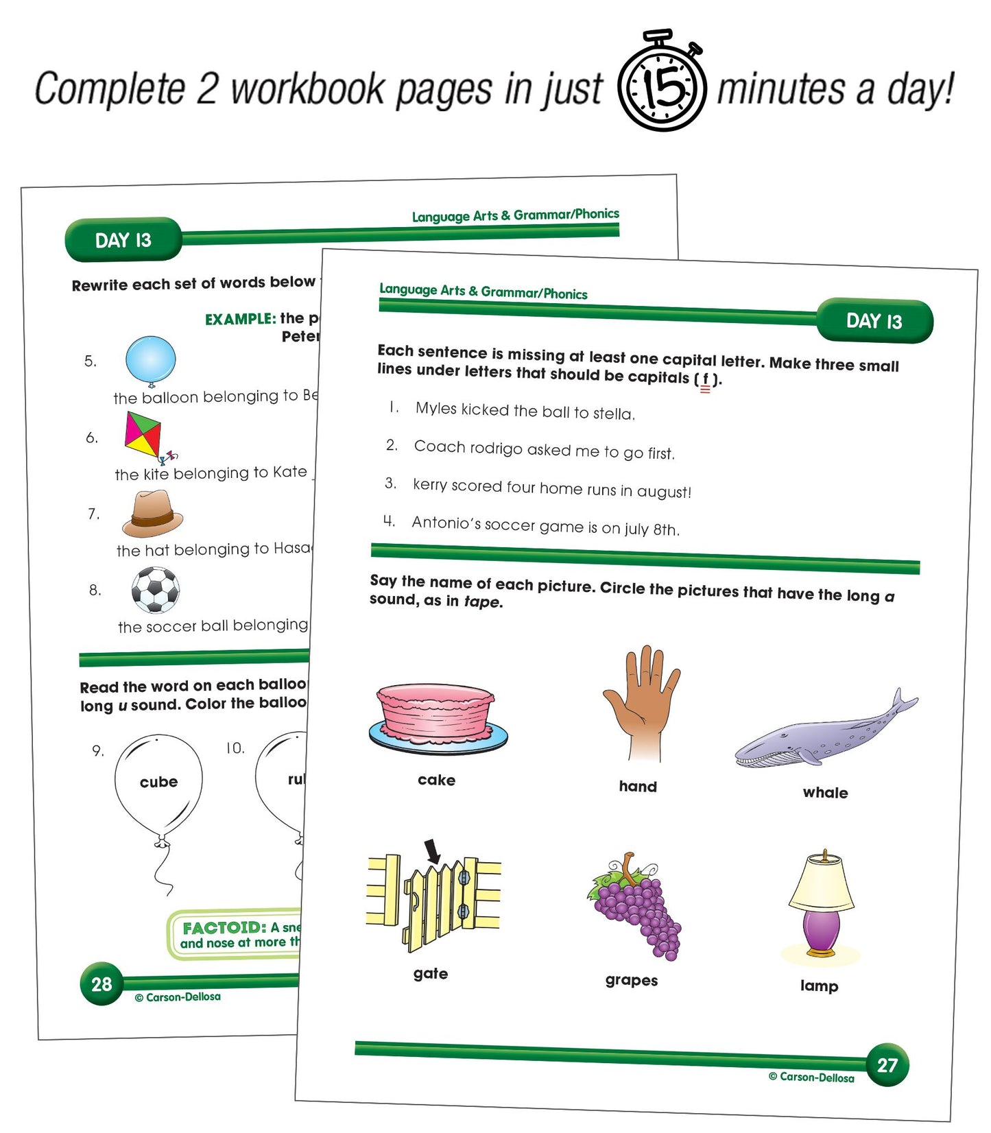 Summer Bridge Activities, Grades 1 - 2: Bridging Grades First to Second