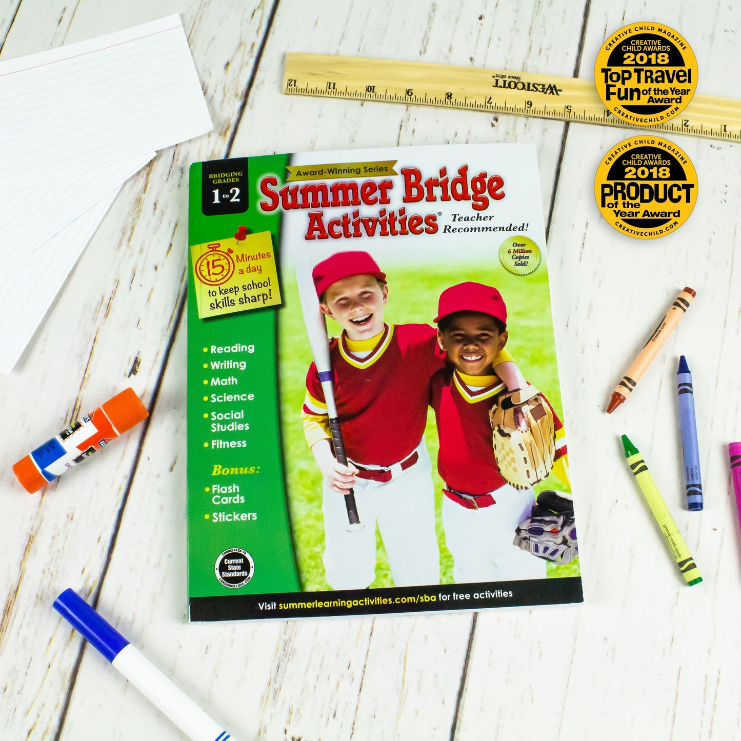 Summer Bridge Activities, Grades 1 - 2: Bridging Grades First to Second