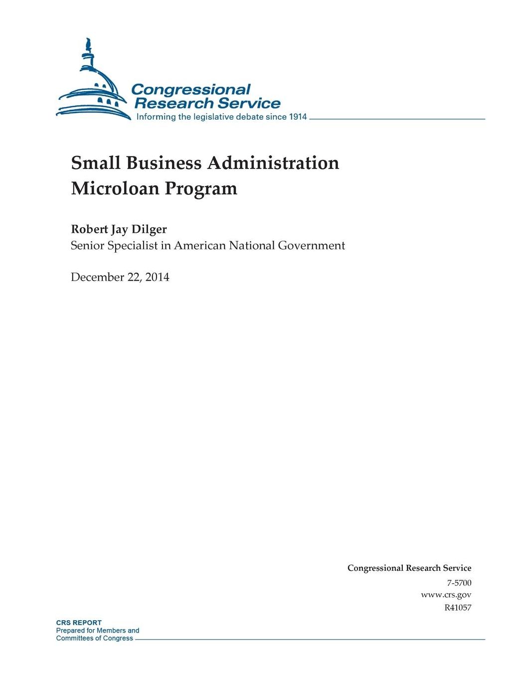 Small Business Administration Microloan Program