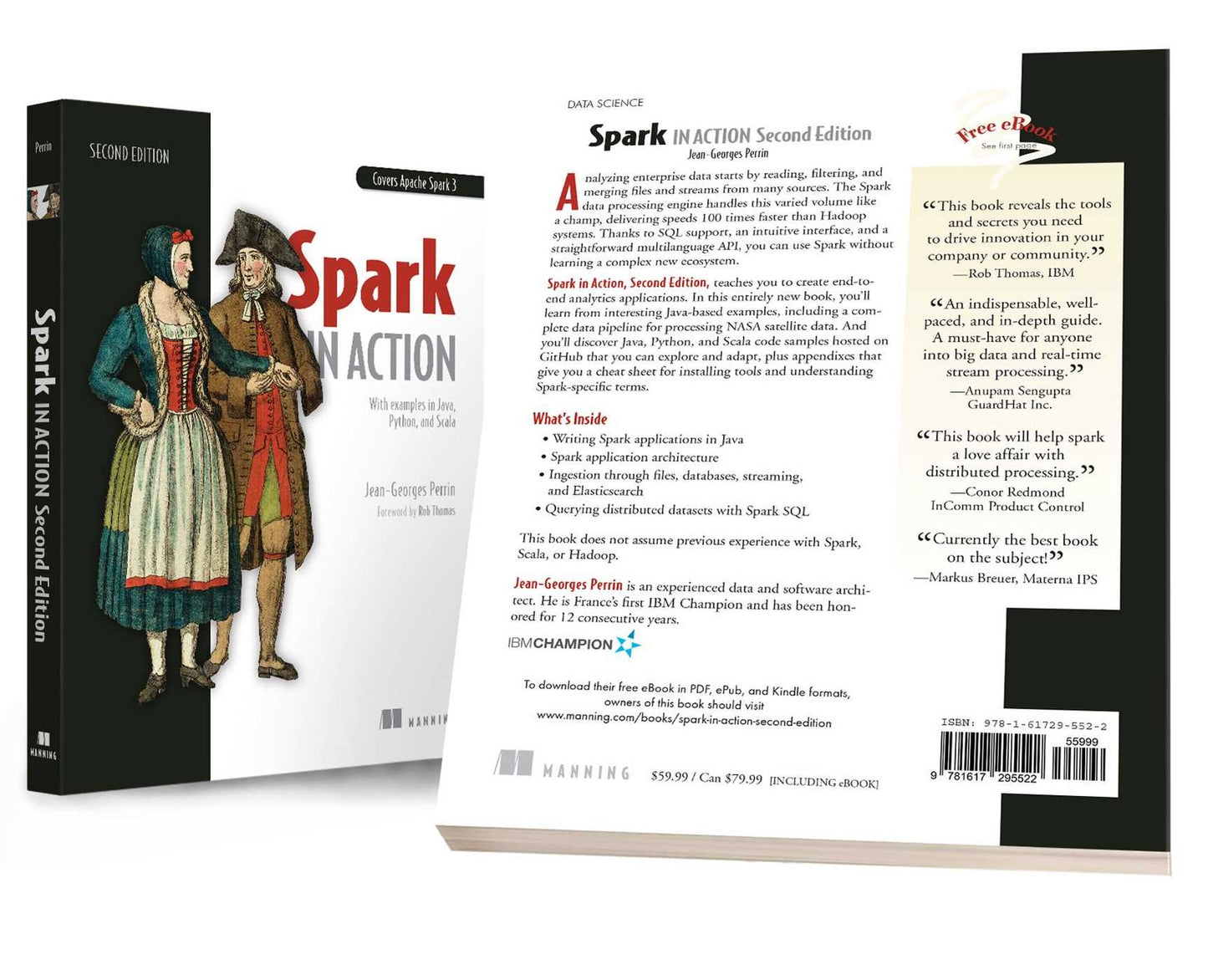 Spark in Action, Second Edition: Covers Apache Spark 3 with Examples in Java, Python, and Scala