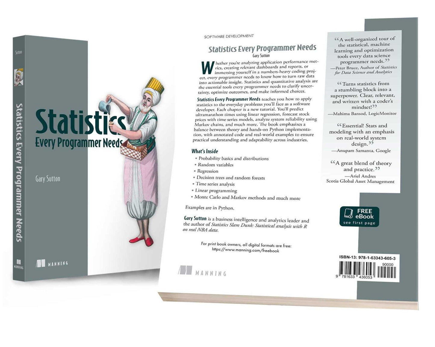 Statistics Every Programmer Needs: Practical Python implementations and quantitative methods