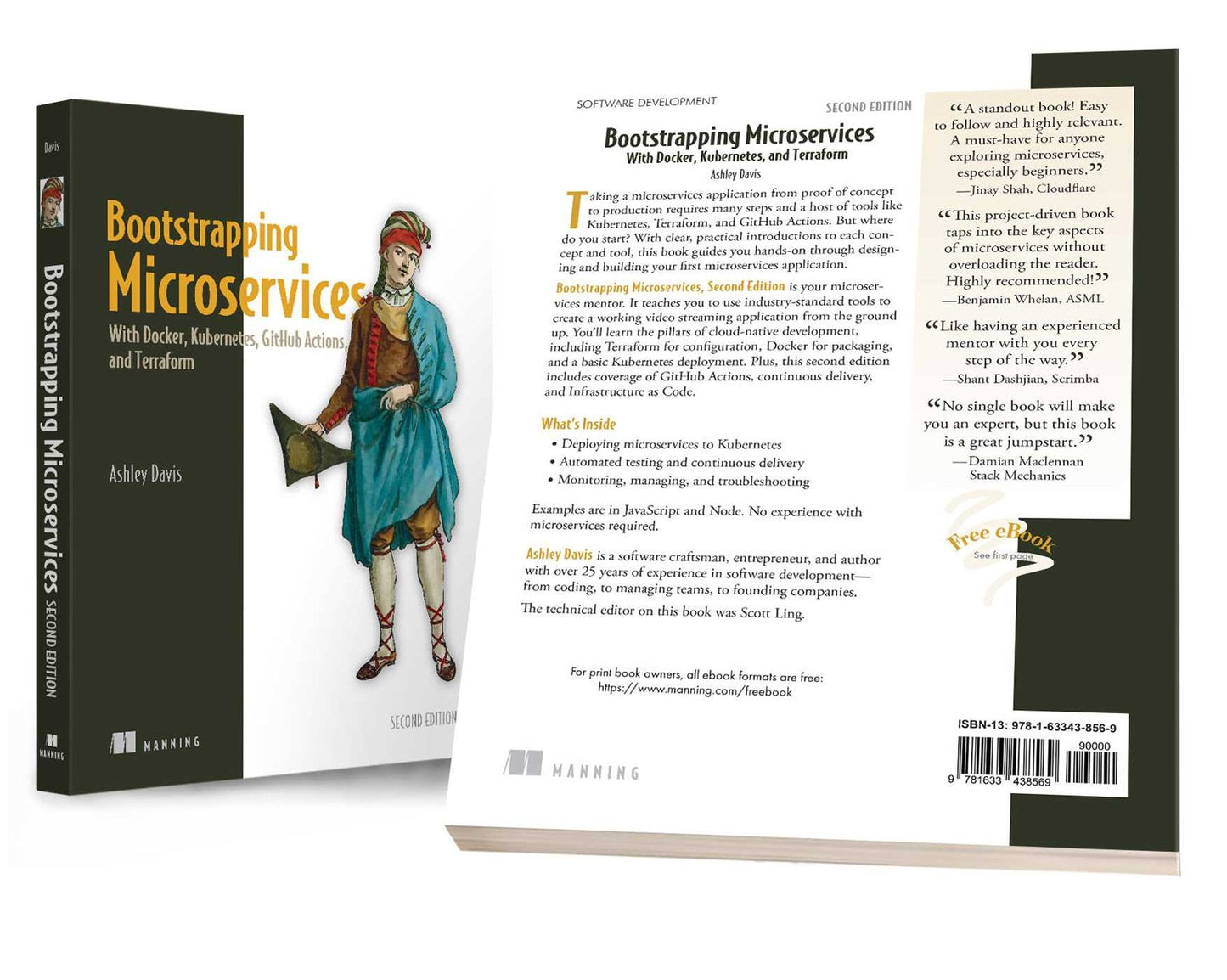 Bootstrapping Microservices, Second Edition: With Docker, Kubernetes, GitHub Actions, and Terraform