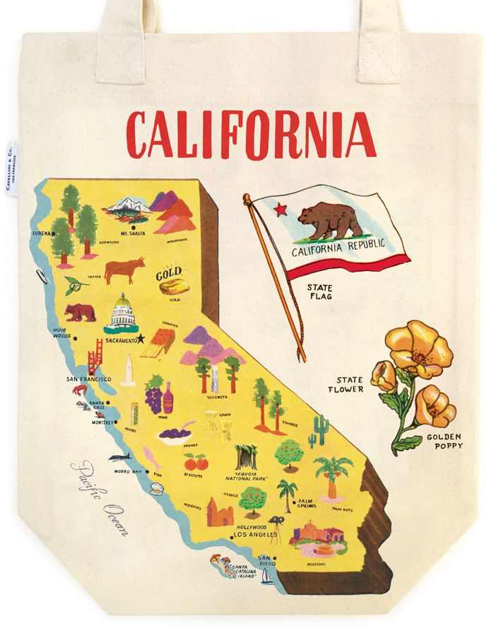 California Tote Bag