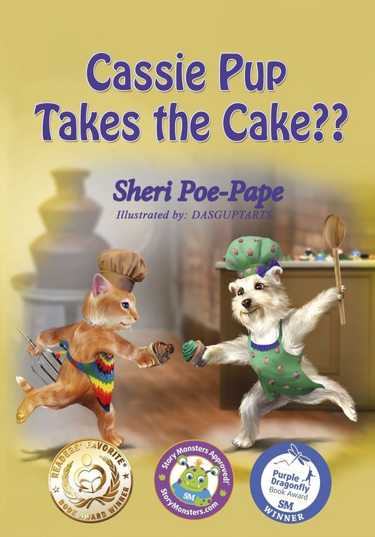"Cassie Pup Takes the Cake "