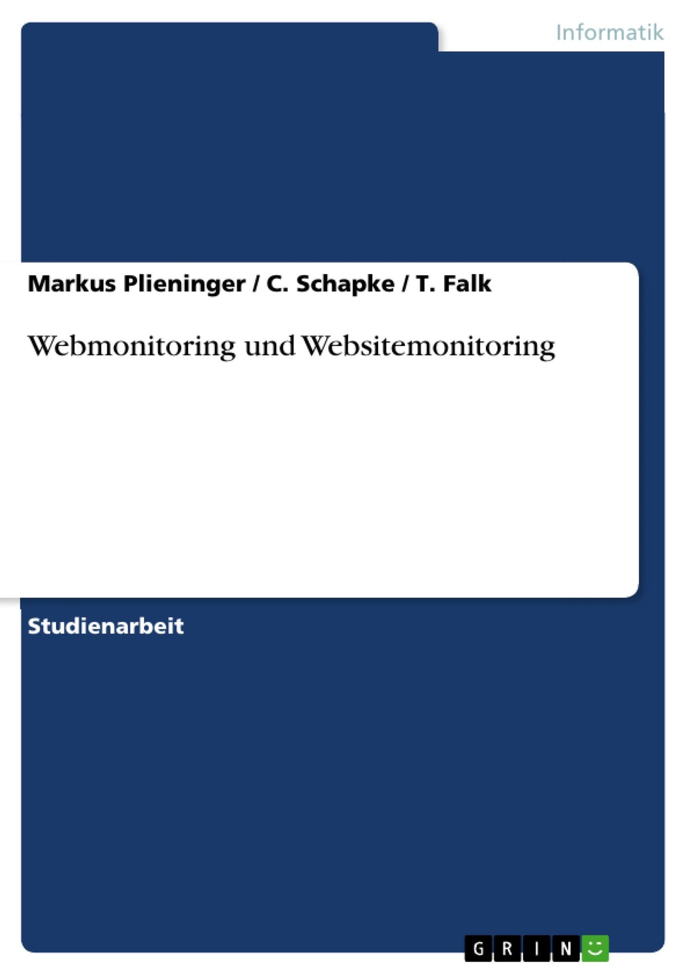 Webmonitoring und Websitemonitoring